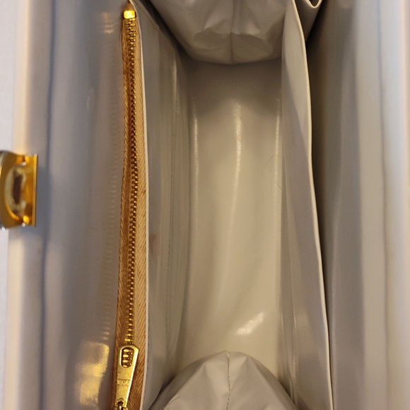 Vintage Needle Point Floral Purse, White - Picture 8 of 14